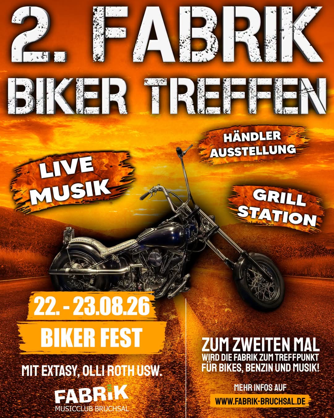 Bikertreffen Fabrik Bruchsal